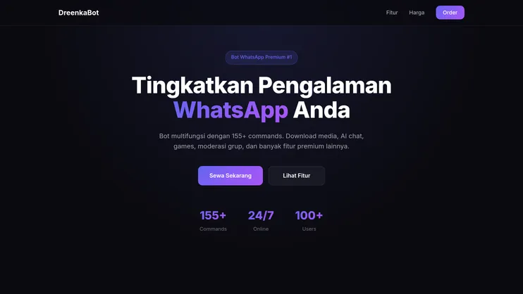 DreenkaBot WA — preview screenshot
