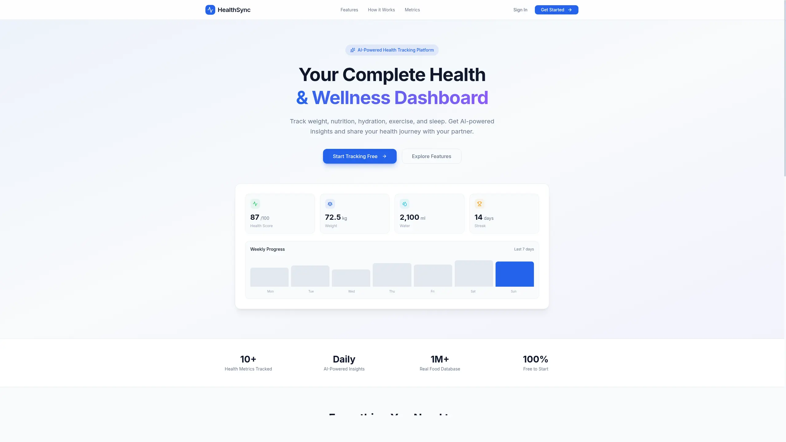 HealthSync — preview screenshot